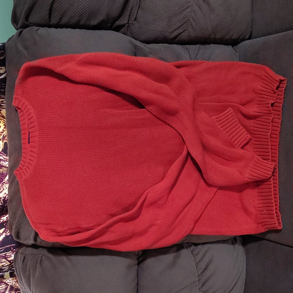 Burnt Orange Knit Sweater